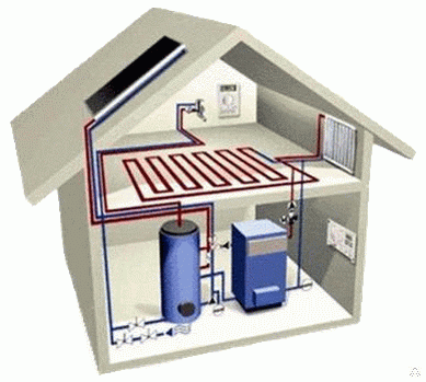 Монтаж системы отопления частного дома под ключ в три шага
